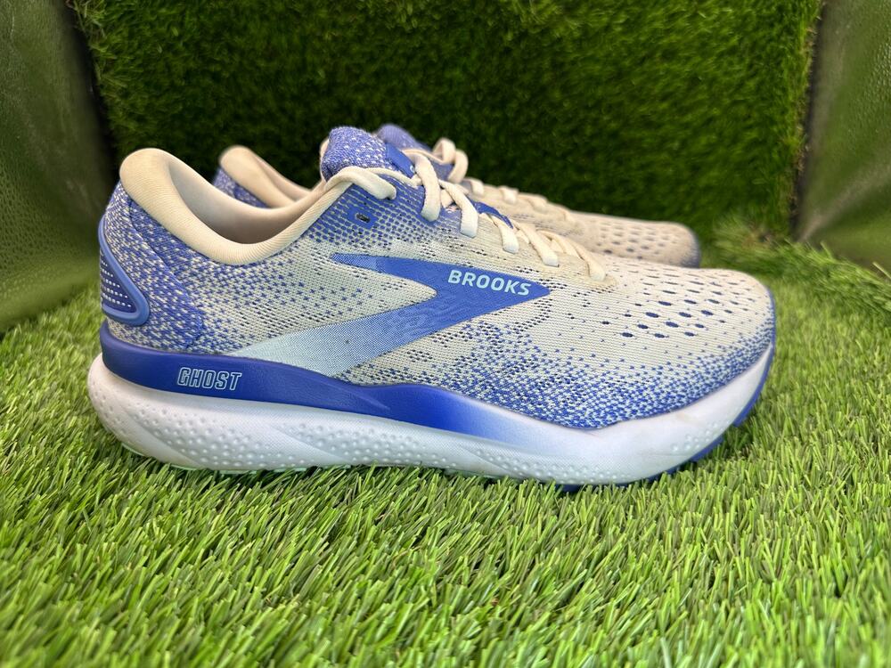 Brooks Ghost 16 1204071B152 Athletic Sneaker Women's 7B Blue Mesh Training Gym